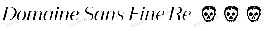 Domaine Sans Fine Re字体转换